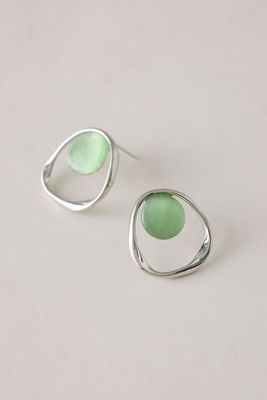 Aretes de Piedra de Anillo