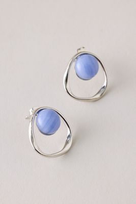 Orecchini con Pietra ad Anello