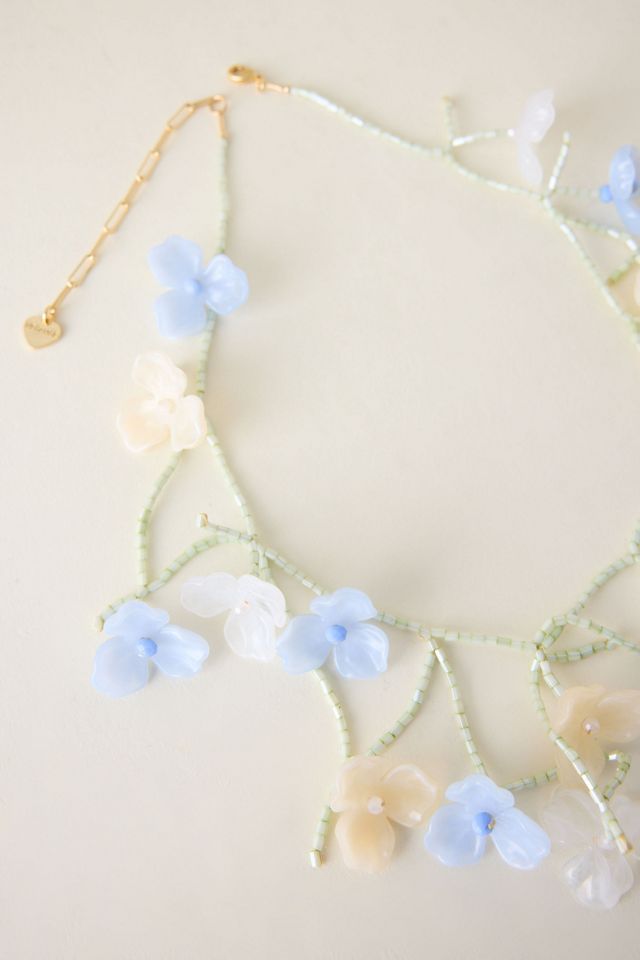 Beaded Floral Necklace #1