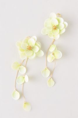 Aretes Colgantes Florales