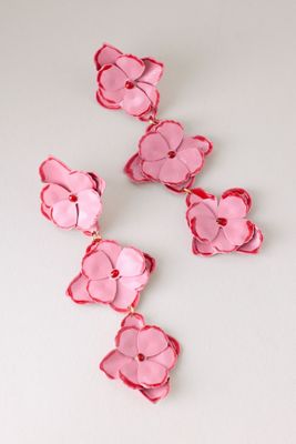 Boucles d'oreilles florales