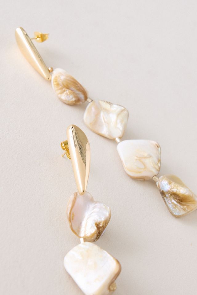 Stone Drop Earrings #1