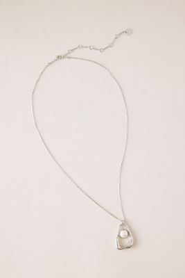 Collar con Colgante de Piedra de Anillo