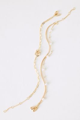 Perlen-Monogramm-Armband mit Bubble-Anhänger