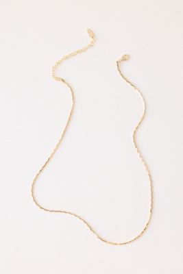 Collier chaîne corde plaqué or par en - By Anthropologie - Modalova