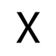 X