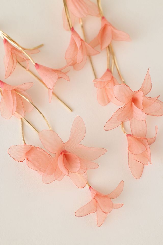 Pendientes Colgantes Flutter Flower #1