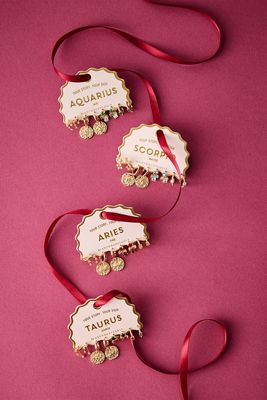 Assorted Zodiac Earrings, Set of 4