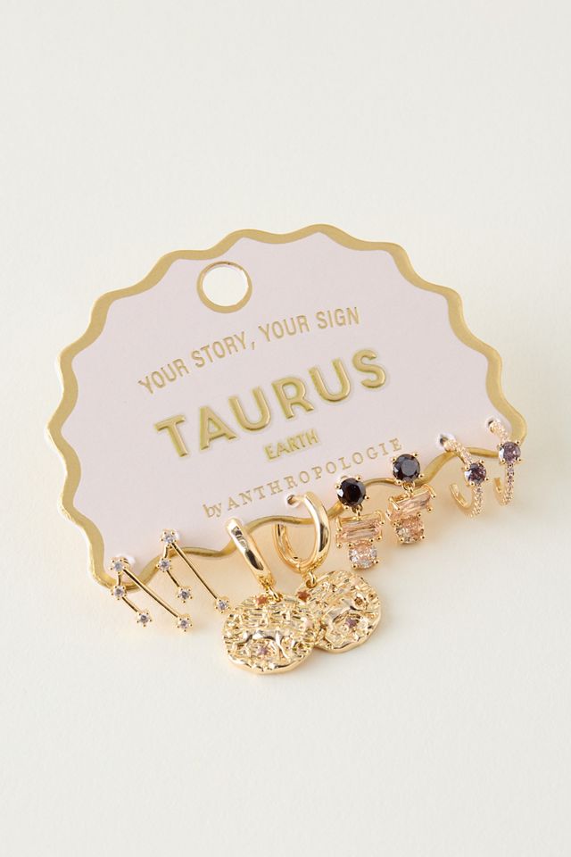 Assorted Zodiac Earrings, Set of 4 #5