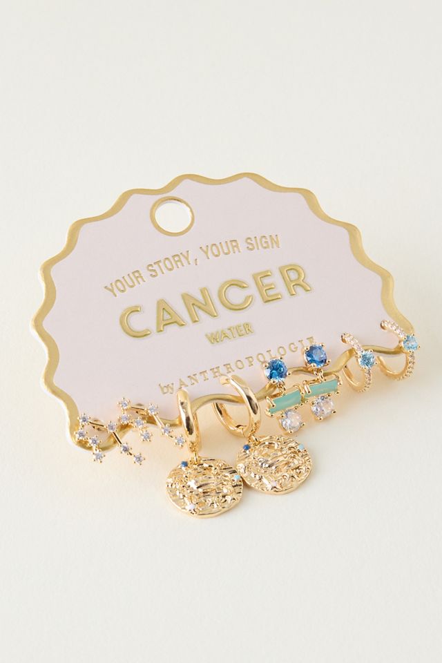 Assorted Zodiac Earrings, Set of 4 #5