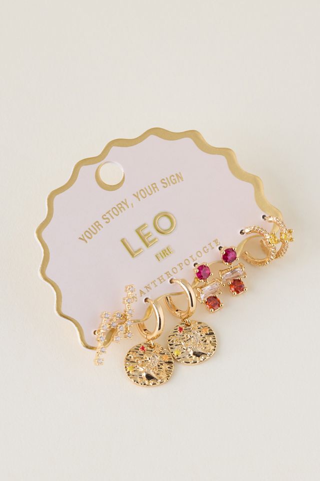 Assorted Zodiac Earrings, Set of 4 #1
