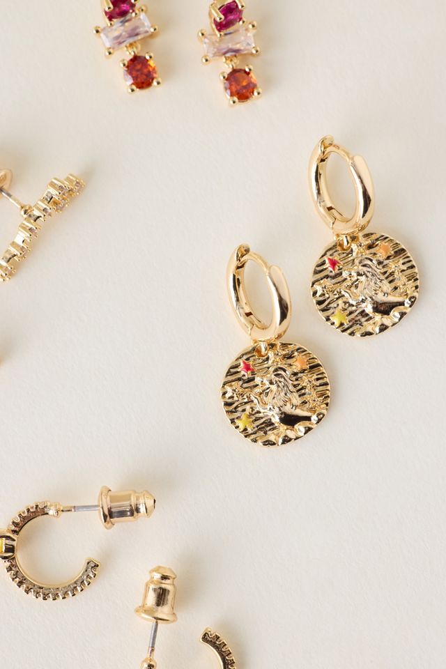 Assorted Zodiac Earrings, Set of 4 #2