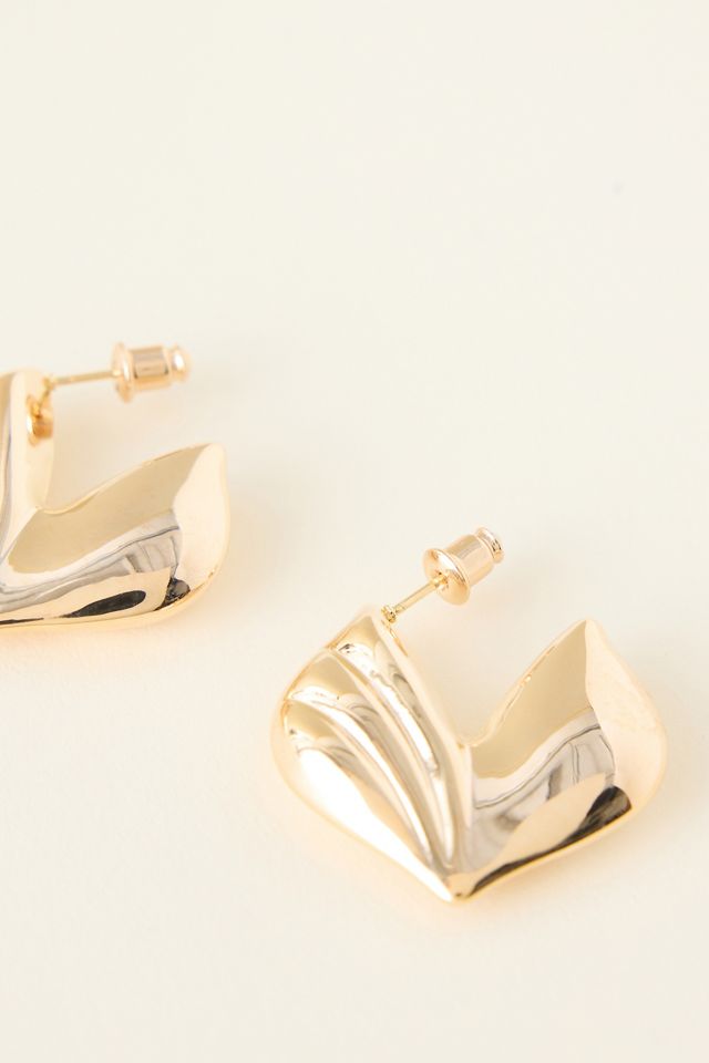 Chunky Gold Earrings #1