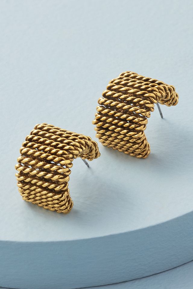 Chunky Chain Hoop Earrings Anthropologie UK