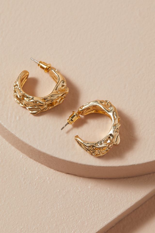 Boucles d'oreilles anneaux Molten #1