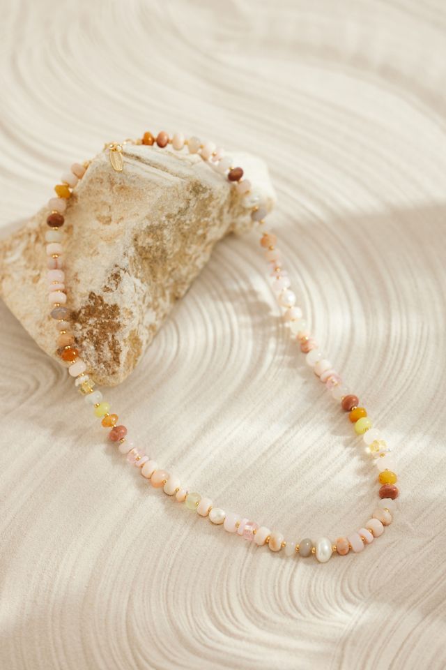 Rainbow Stone Necklace #4