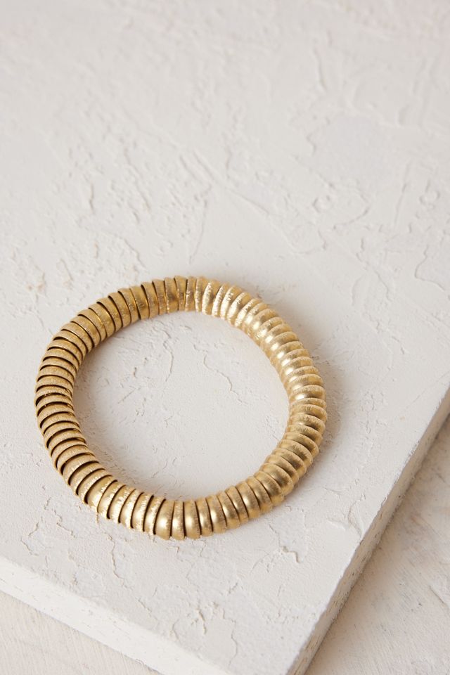 Gold Stretch Bracelet Anthropologie UK
