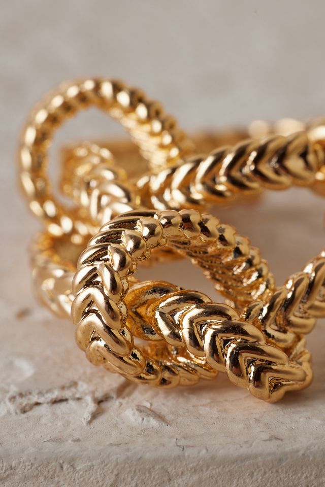 Knot Hoop Earrings #2