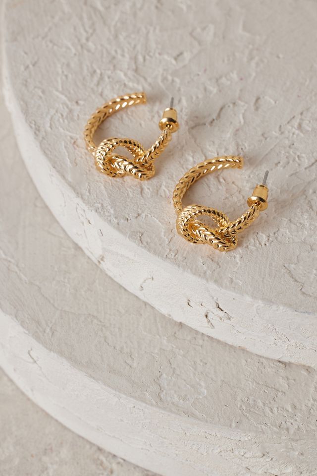Knot Hoop Earrings #1