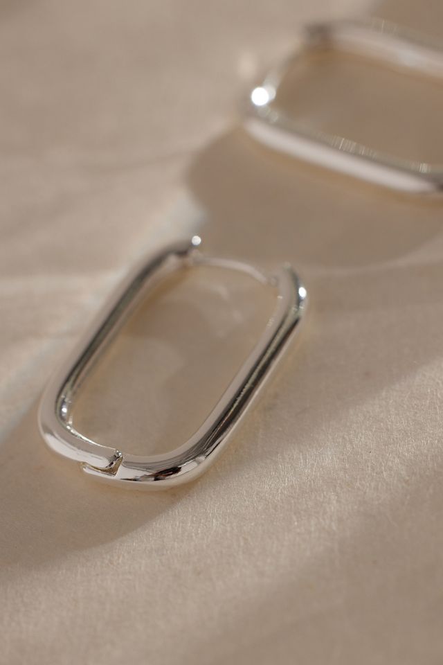 Rectangle Hoop Earrings #2