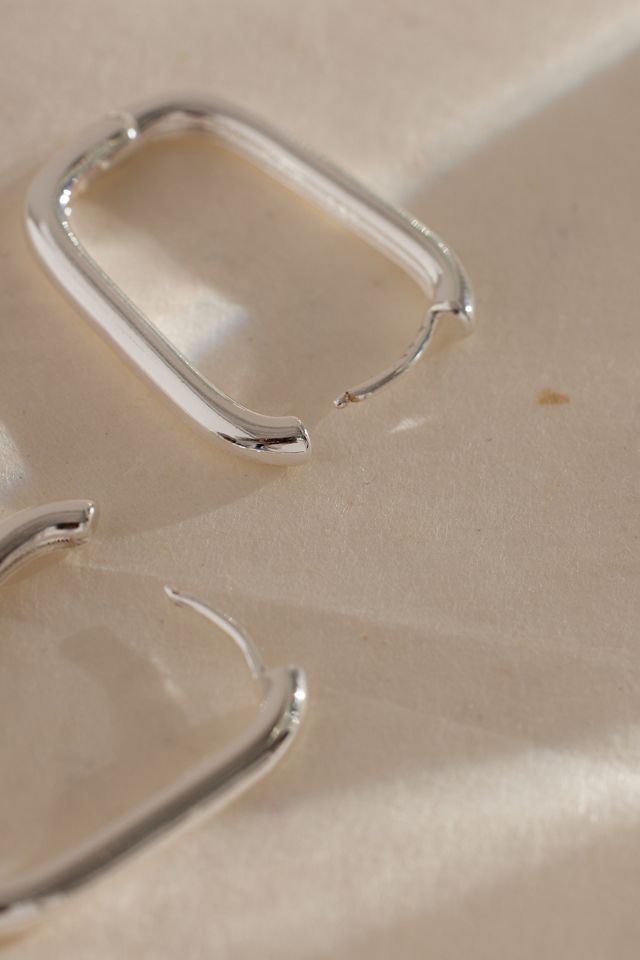 Rectangle Hoop Earrings #3