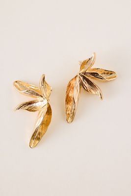 Lange Blumen-Ohrstecker