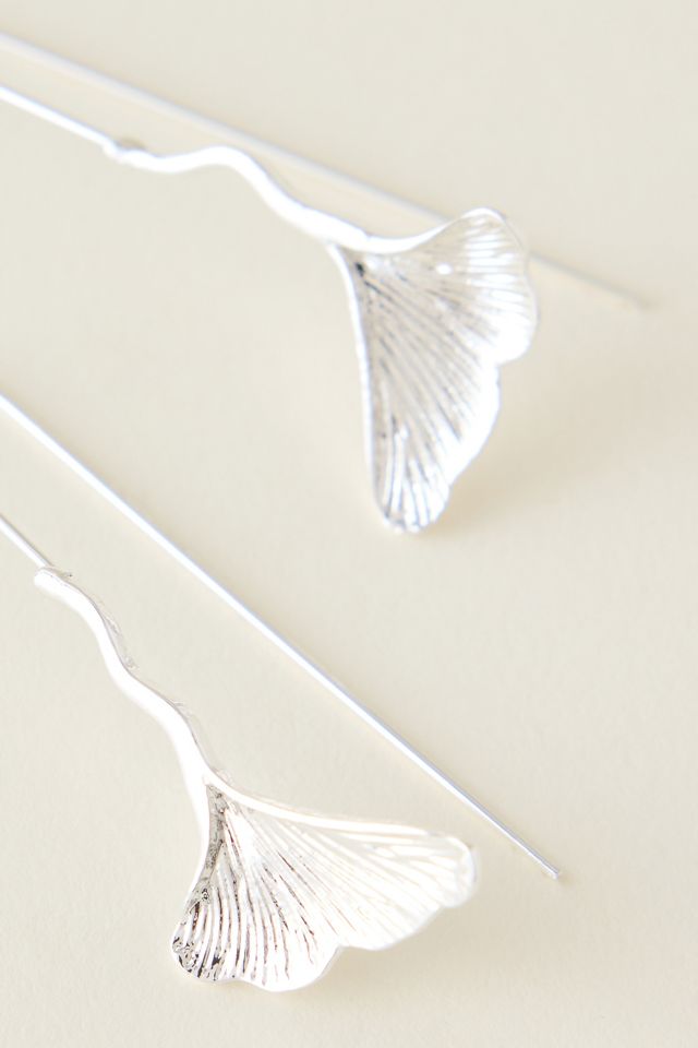 Ginkgo Drop Earrings #2