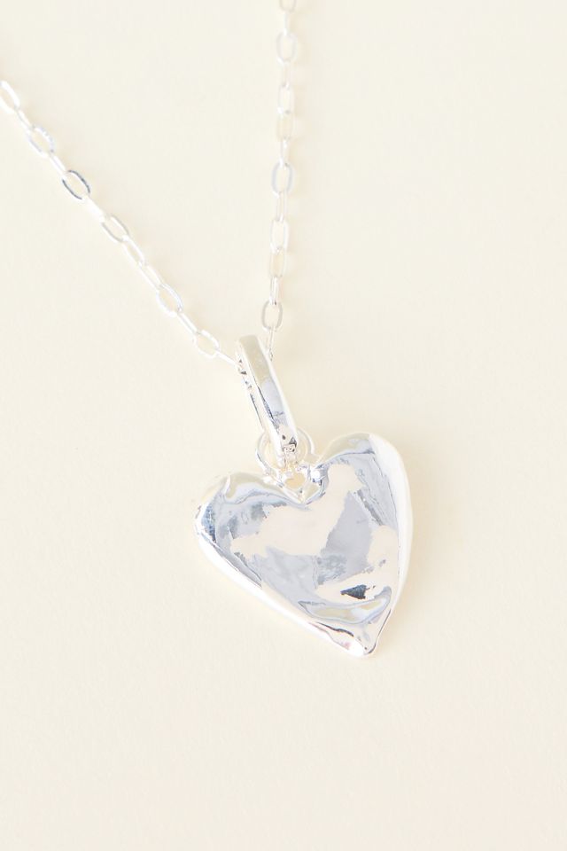 Collier long avec pendentif cœur #1
