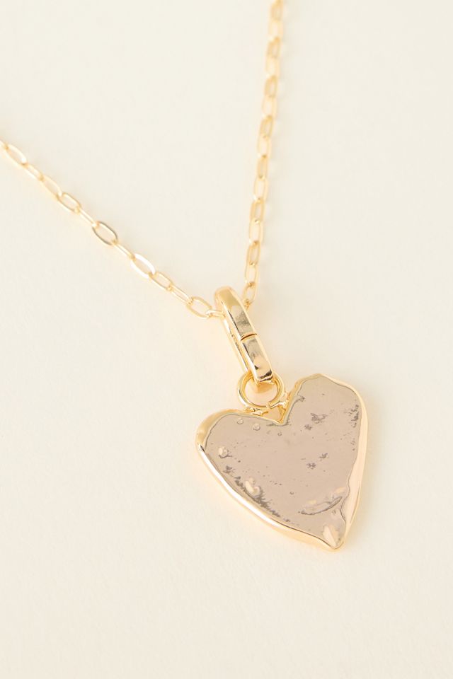 Long Heart Pendant Necklace #1