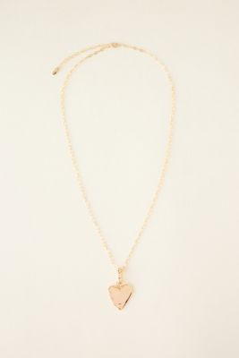 Collar con Colgante de Corazón Largo