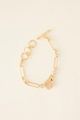 Bracelet à breloques coeur