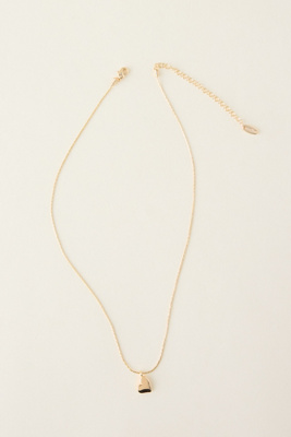 By Anthropologie Women's Gold Heart Pendant Necklace