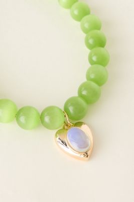 Pulsera con Colgante Grande de Cuentas
