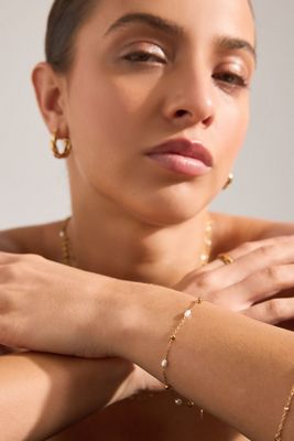 Bracelet en fausses perles perlées résistant à l'eau