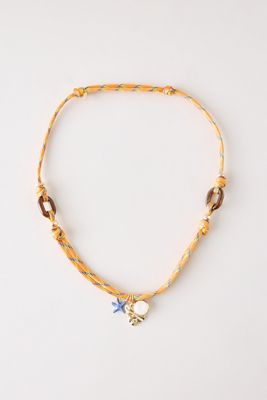 Collana a Corda con Ciondoli Multipli