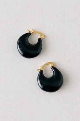 Aretes de Aro de Resina
