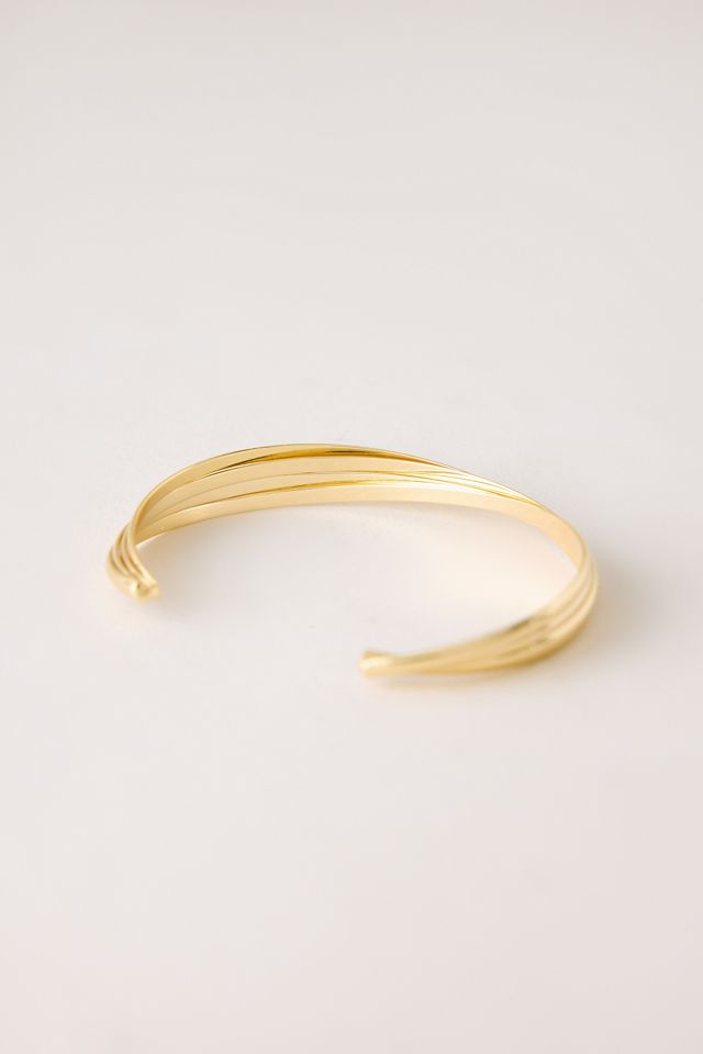 Gedrehtes Armband mit Rippenbündchen #1