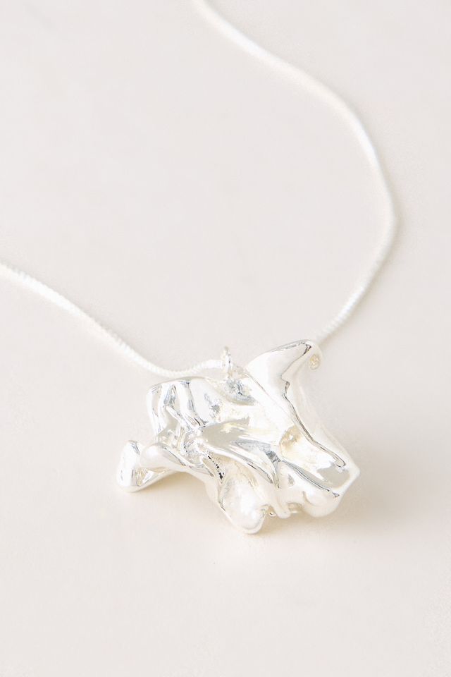 Collier à pendentif chiné #1