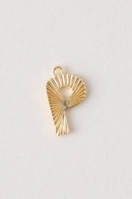 Pendentif Initiale Cannelée Mono Bar
