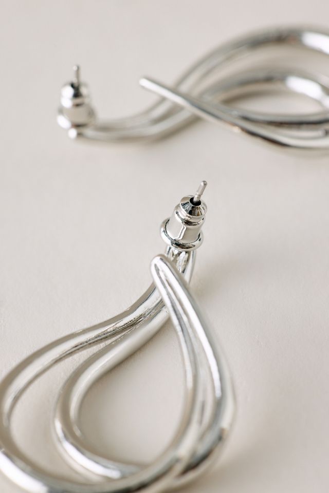Boucles d'oreilles double goutte #1