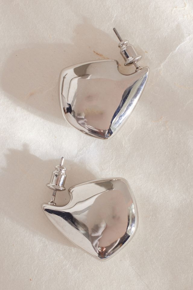 Small Chunky Triangle Hoop Earrings | Anthropologie UK