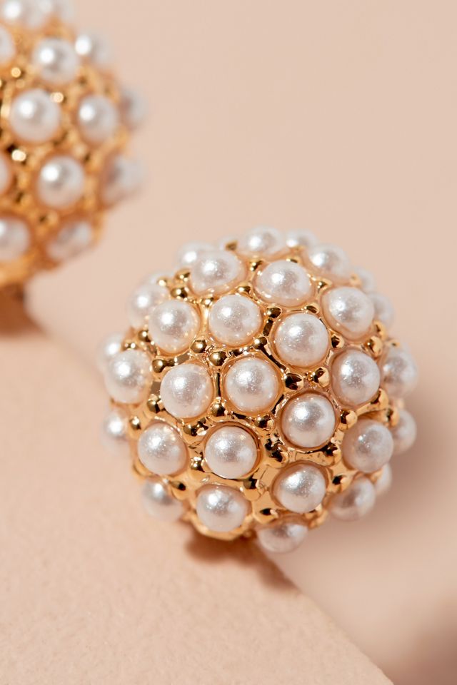 Clous d'oreilles perle Mieze #1