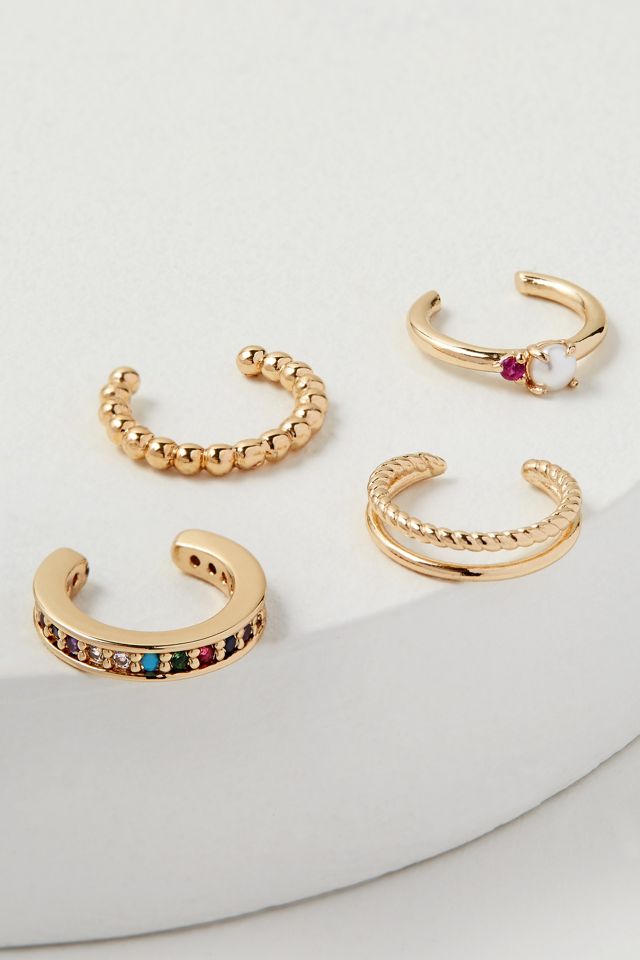 Set of 4 Ear Cuffs Anthropologie UK