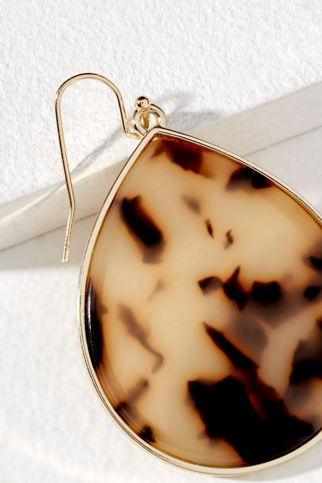 Minnie Tortoiseshell Drop Earrings #2