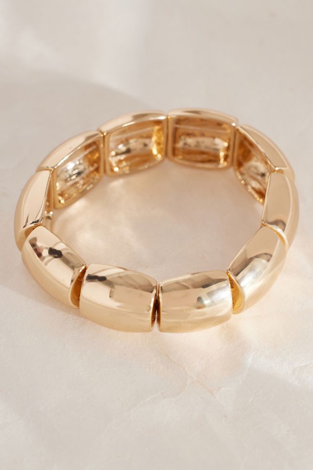 Bracelet métallique à gros maillons #1