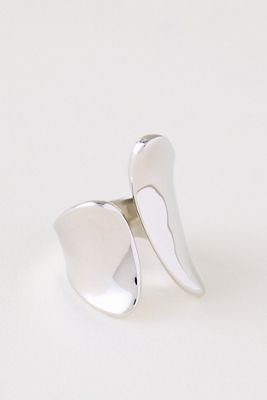 Gold-Plated Twist Cuff Ring