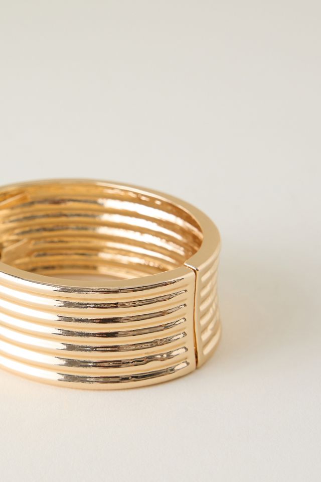 Chunky Ridge Cuff Bracelet #1