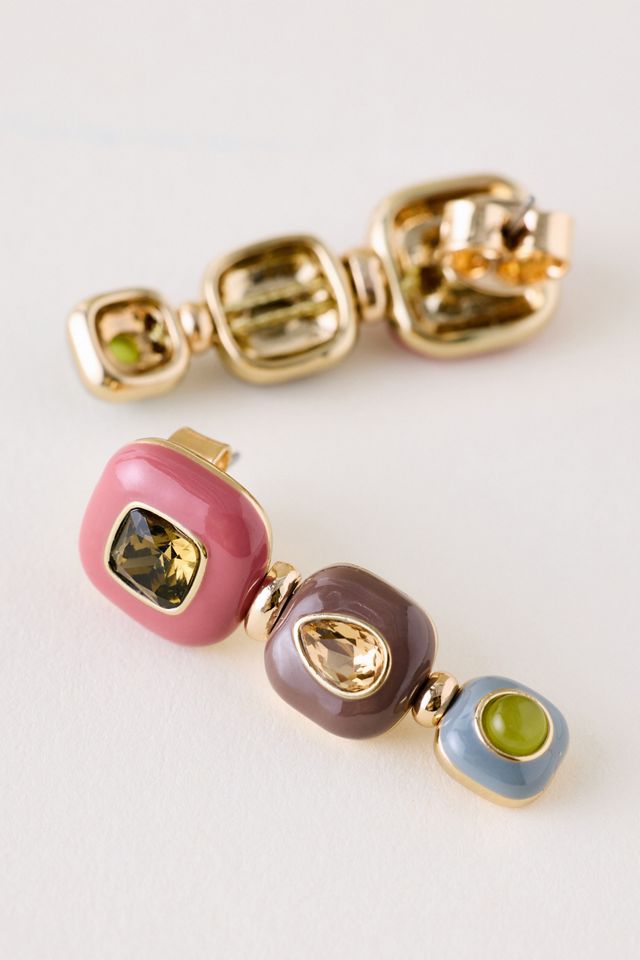 Stone Drop Earrings #1
