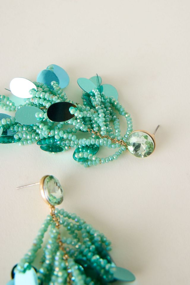 Boucles d'oreilles à paillettes #1