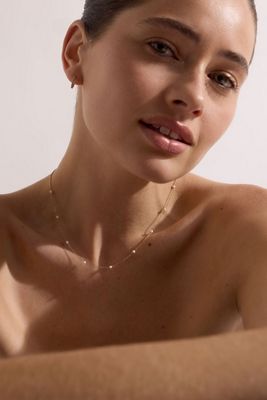 Carrie Elizabeth Pearl Station Necklace
